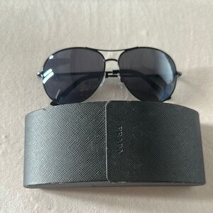 Prada Black Aviator Sunglasses